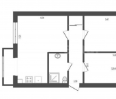 3-комн, 59кв м, этаж 5/5 переулок Степана Разина, 19