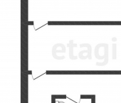 2-комн, 40кв м, этаж 3/4 улица Ленина, 37