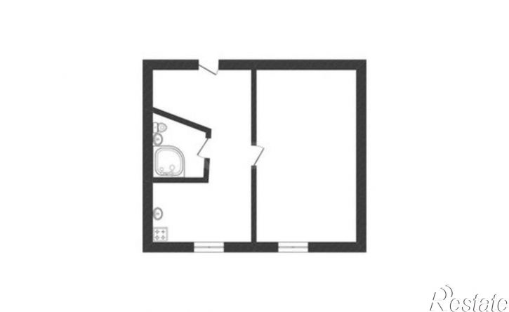 1-комн квартира улица Борукаева, 52,  д. 52