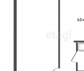 1-комн, 31кв м, этаж 4/5 пр-кт Кулиева, 26