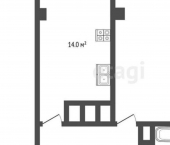 1-комн, 38кв м, этаж 4/9 ул Чернышевского, 197