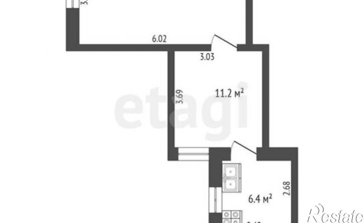 2-комн квартира пр-д 4 км, 5,  д. 5